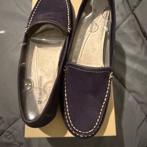 Naturalizer Dark Purple Loafers